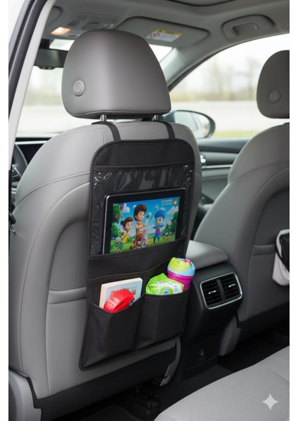 Araba Koltuk Arkası Organizer keçe toparlayıcı tablet telefon tutucu KOLTUK ARKASI ÜRÜN SAKLAMA ORGANİZERİ