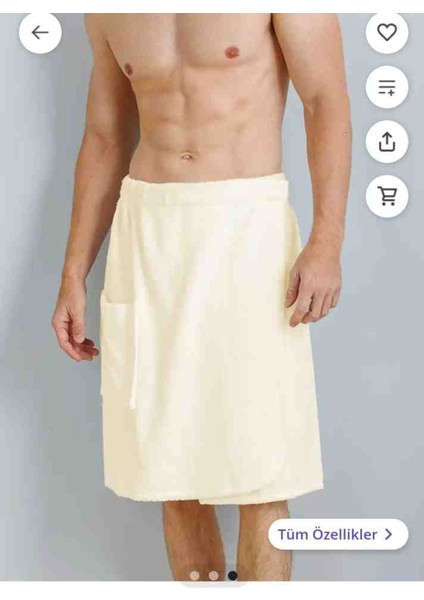 Erkekler Için Banyo Havlusu Duş Hamam