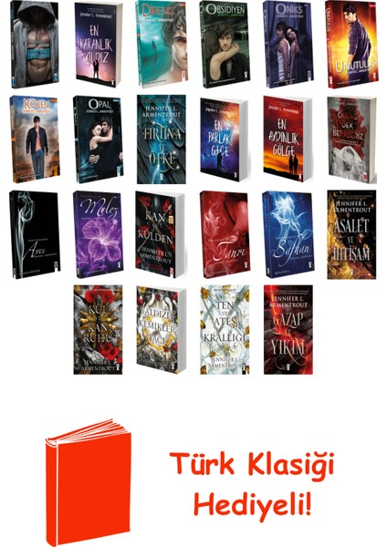 Jennifer L. Armentrout 22 Kitap Seti + Türk Klasiği Hediye