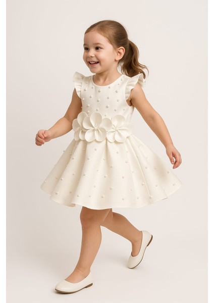 Beyaz Çiçekli Elbise – Özel Günlerin Yıldızı 🌸 modelleri