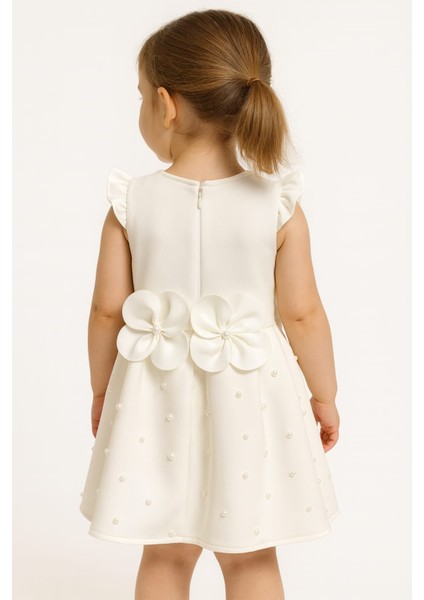 Beyaz Çiçekli Elbise – Özel Günlerin Yıldızı 🌸 fırsatları