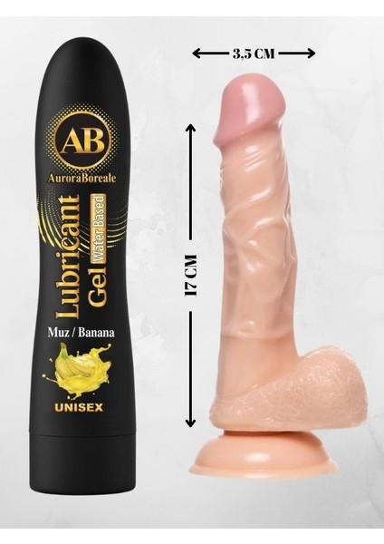 Aşkındeposu A B Muz Aromalı Yenilebilir Kayganlaştırıcı Jel 125ML 17 cm Silikon Dildo XWT8T5RQW9RL modelleri