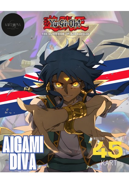Yu-Gi-Oh!: The Dark Side Of Dimensions 2016 Ingilizce Aigami Diva Destesi 45 Kart Yugioh