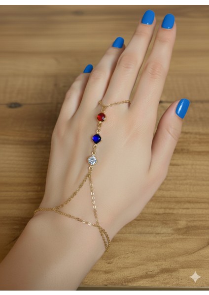 Kadın 3 Taş Renkli Şahmeran fiyatları