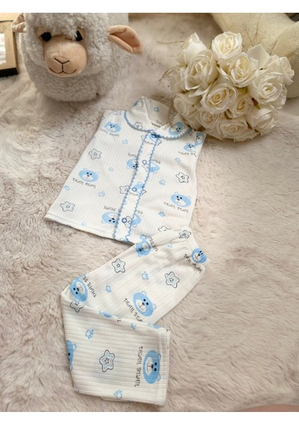 %100 Pamuklu Bebek Pijama Takımı – Kız/erkek Bebek Için Yumuşak, Nefes Alan Kumaş,(0-3 Ay) fiyatları