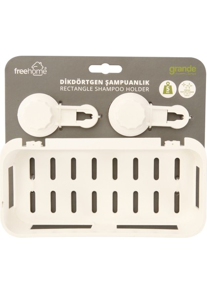 Dikdörtgen Şampuanlık - Beyaz - 23,4 cm fiyatları