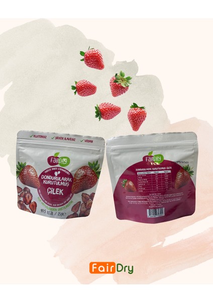 Fairdry Freeze Dried "3+1 Zarif Tatlar Paketi" - Dondurularak Kurutulmuş, Katkısız, Meyve Kurusu modelleri