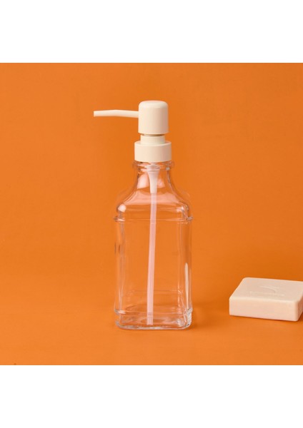 Luis Cam Sıvı Sabunluk - Şeffaf / Bej - 20X8 cm fiyatları