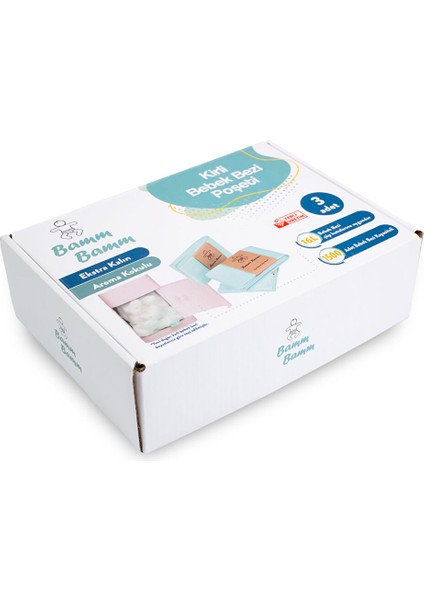 500X3 Adet Kirli Bebek Bezi Kapasiteli Çöp Poşeti 1 Adet