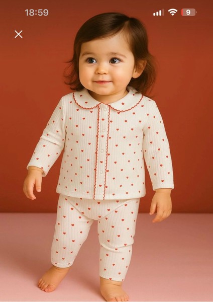 %100 Pamuklu Bebek Pijama Takımı – Kız/erkek Bebek Için Yumuşak, Nefes Alan Kumaş,(0-3 Ay) modelleri