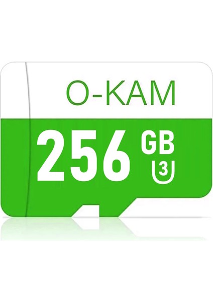 256GB Yüksek Hızlı Micro Sd Hafıza Kartı Class 10 U3