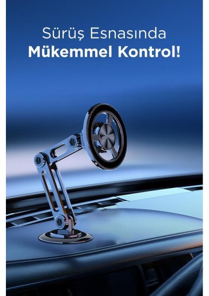 052 Metal Manyetik Telefon Tutucu – Güçlü Mıknatıslı, 360° Hareketli fiyatları