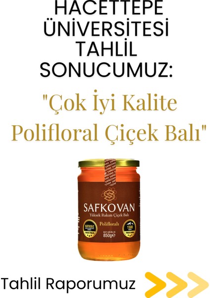 SAFKOVAN 850g Süzme Çiçek Balı Yeni Sezon fiyatları