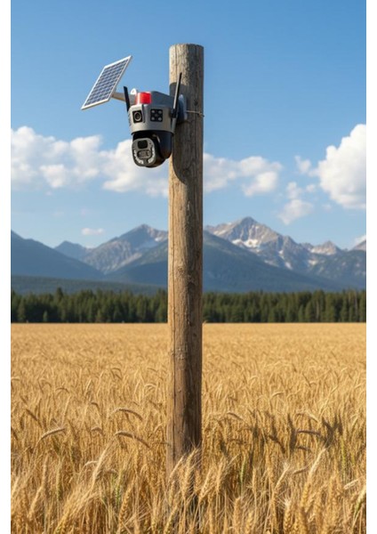 Okam 6020 4g E Sim Özellikli Solar 10X Optik Zoom Kamera modelleri