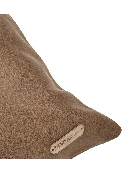 London - CrossLine Desenli Suni Nubuk Kırlent Kılıfı 45x45 / 50x50cm fırsatları