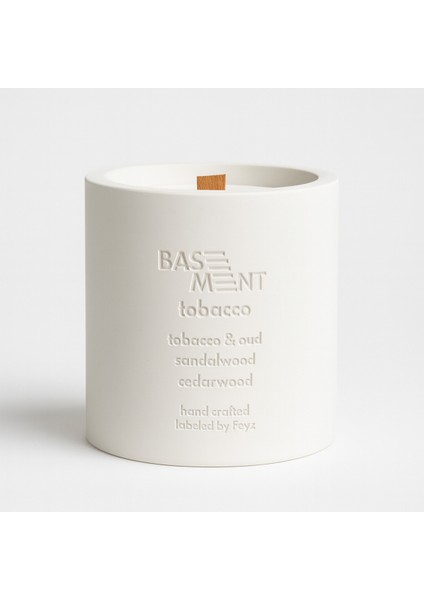 : Tobasso : % 100 Soya Beton Mum (Bal, Sedir, Tonka, Bergamot, Karamel)