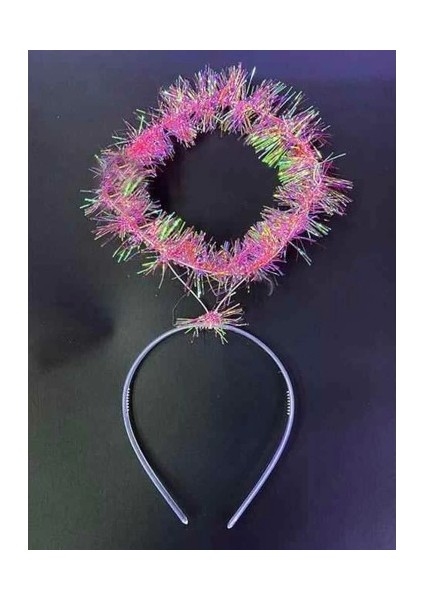 Pembe Metalize Melek Hare Taç