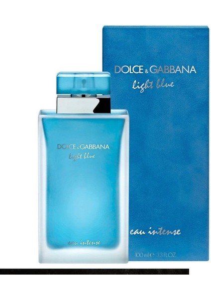 & Gabbana Light Blue Eau Intense Edp 100 ml Kadın Parfüm - Kalıcı Ferahlık ve Akdeniz Esintisi