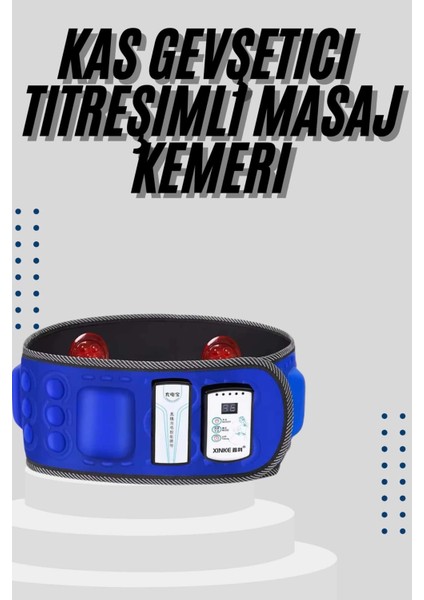 Göbek Inceltme Kemeri Kas Gevşetici Masaj Aleti Titreşimli Masaj Kemeri