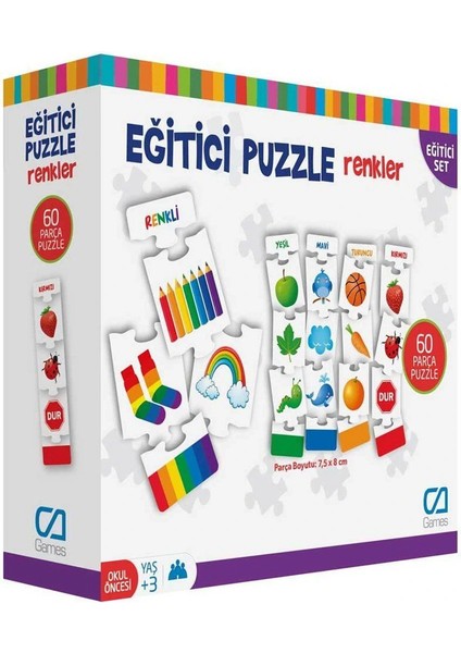 CA.5029 Ca Games, Eğitici Puzzle Renkler