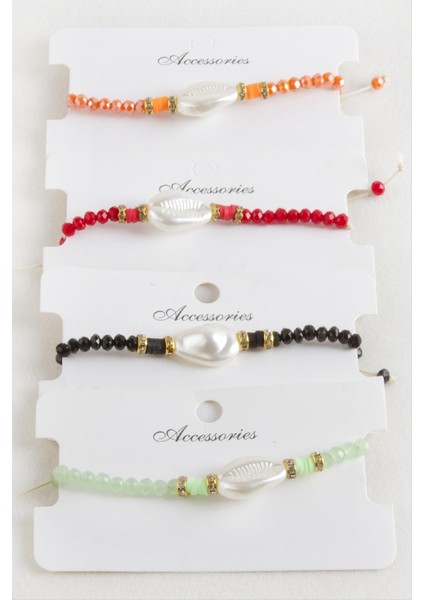 Inci Fimo Boncuk Kristal Makrome Ip Bileklik fiyatları