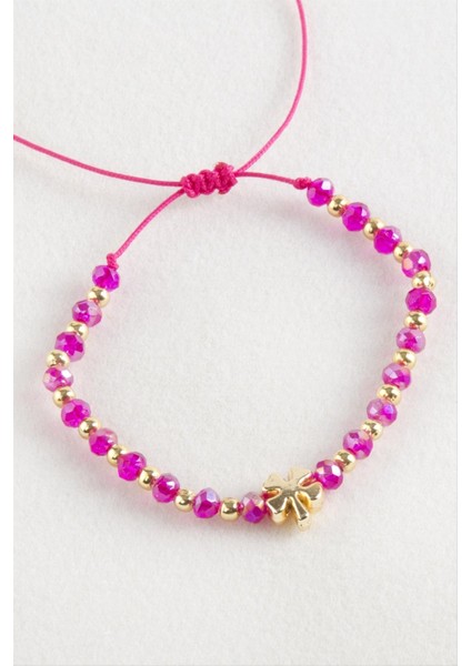 Yonca Kristal Makrome Ip Bileklik fiyatları