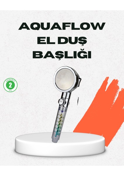 Rahatlatıcı Yağmur Etkili El Duşu – Döner Pervaneli, Dayanıklı ve Şık Tasarım