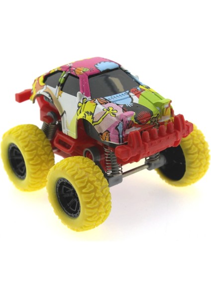 Die Cast Çizgi Film Desenli Sarı Teker Araba indirimleri