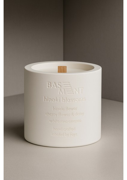 : Hinoki Blossoms : % 100 Soya Beton Mum (Hinoki Çiçeği, Kiraz Çiçeği, Papatya, Beyaz Gül) fiyatları