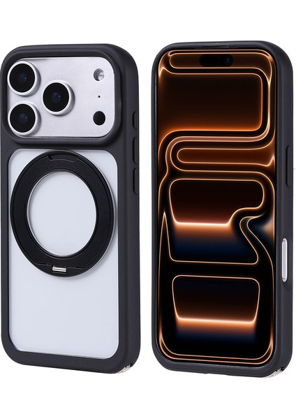 Apple iPhone 17 Pro Kılıf M-Safe Şarj Özellikli Standlı Zore Piza Silikon Kapak fırsatları