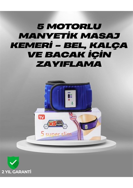 20 Mıknatıslı Gelişmiş Zayıflama Kemeri – Kas Gevşetici ve Selülit Azaltıcı Etki
