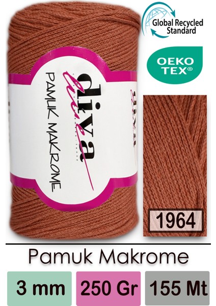 Diva Pamuk Makrome 1964 Tarçın