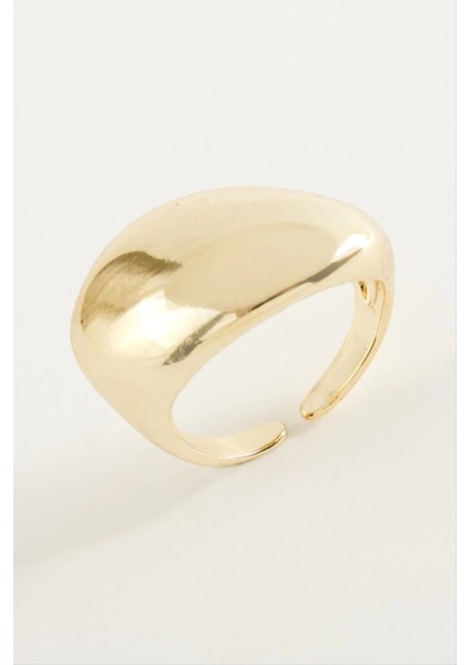 Oval Metal Yüzük