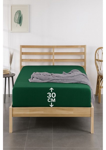 %100 Pamuklu Çi̇ft Ki̇şi̇li̇k Premi̇um Penye Çarşaf-Lasti̇kli̇ fiyatları