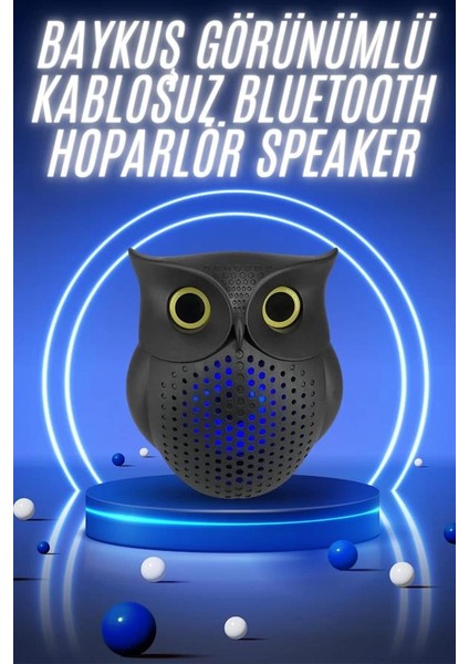 Müzik Çalar Bluetooth Hoparlör Speaker 5.0 Kablosuz Baykuş Görünümlü fiyatları