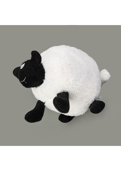 Soft Kara Kuzu Figürlü Yastık - Beyaz - 25X17 cm fiyatları