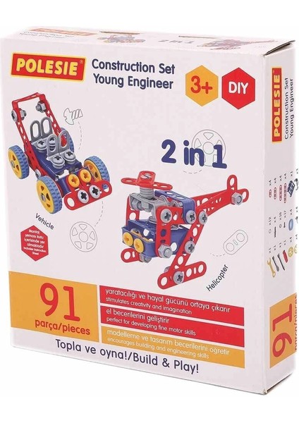 72986 Tasarım Seti (Mucit), 91 Pcs (Box)