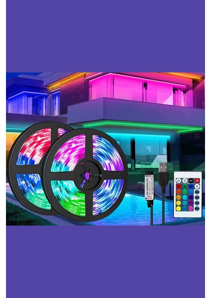 Televizyon Arkası Şerit LED Aydınlatma (5 Metre) fırsatları