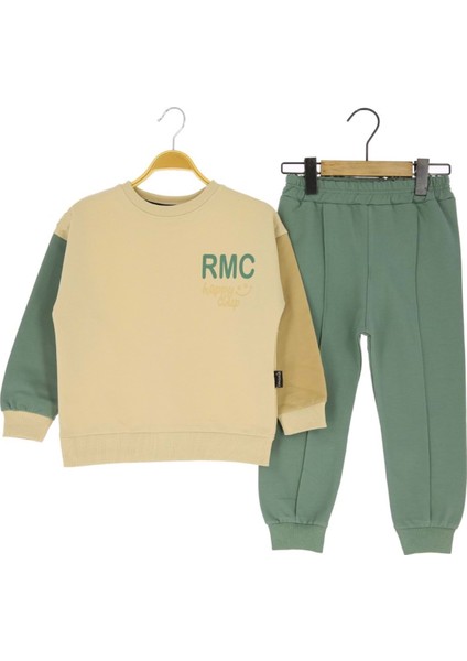 Happy Club Baskılı Garnili Iki Iplik Alt Üst Takım - RAM1180-MINT Yeşili-3 Yaş Mint Yeşili
