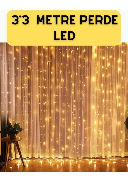 Şelale Tasarımlı Perde LED – Düğün ve Özel Gün Işıkları
