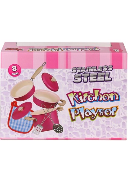 1818-6A Emaye Tencere 8 Parça -Vardem Oyuncak fiyatları