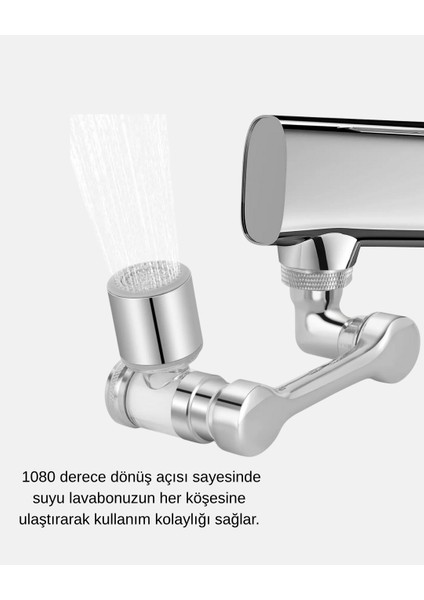 Dönebilir Musluk Başlığı – Lavabo Temizliği ve El-Yüz Yıkamada Maksimum Rahatlık fırsatları