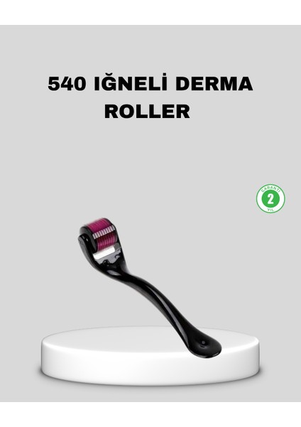 Derma Roller Titanyum Iğneli Cilt Yenileyici – Akne ve Kırışıklık Karşıtı