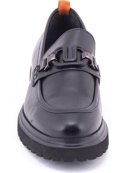 19578 Kalın Taban Hafif Deri Loafer Erkek Ayakkabı modelleri