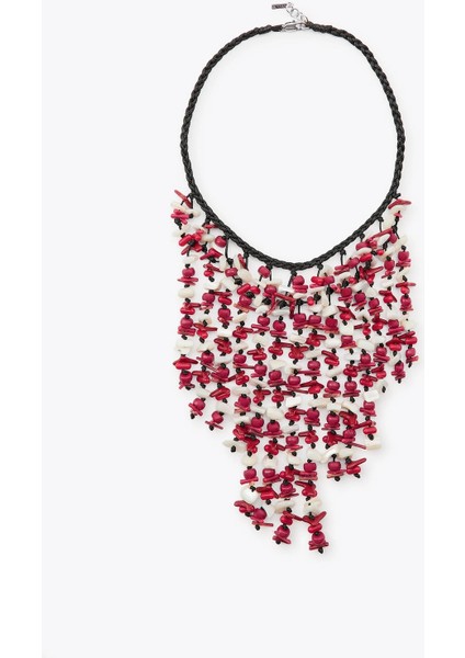 Çoklu Boncuklu Kordon Kolye