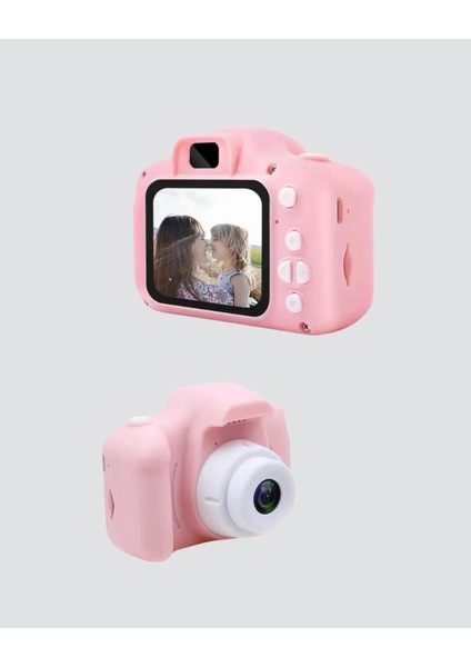 8mp Mini Çocuk Fotoğraf Makinesi – Pembe Ses Kaydı Özellikli fiyatları