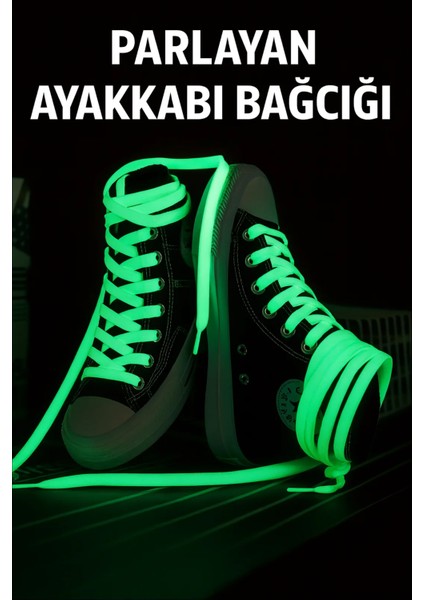 120 cm Fosforlu Ayakkabı Bağcığı – Mavi Yeşil Pembe Renklerde Karanlıkta Parlayan Bağcık” fırsatları