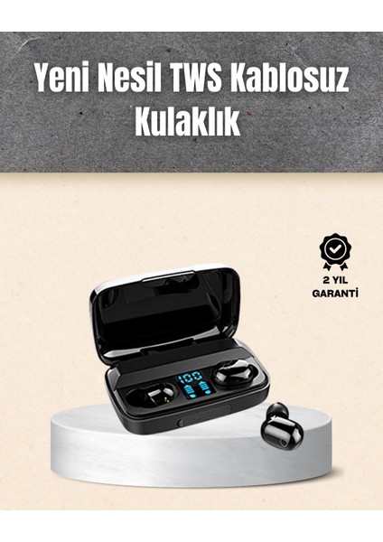 A10S Tws Ergonomik Bluetooth Kulaklık Uzun Pil Ömürlü