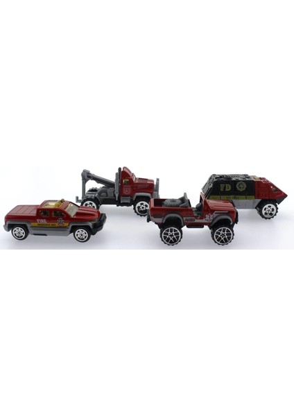 4'lü Die Cast Itfaiye Seti modelleri