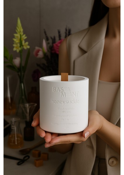 : Honeysuckle : % 100 Soya Beton Mum (Hanımeli, Incir, Gül, Lavanta) modelleri